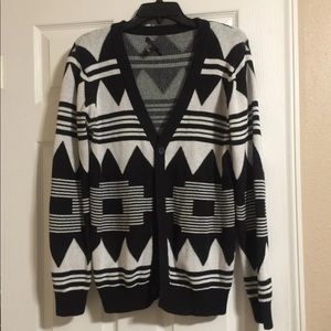 Tribal print cardigan